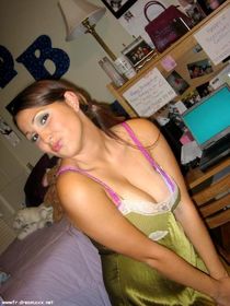 Young pigtailed babysitter